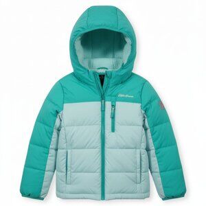 Eddie Bauer fleece lined puffer jacket